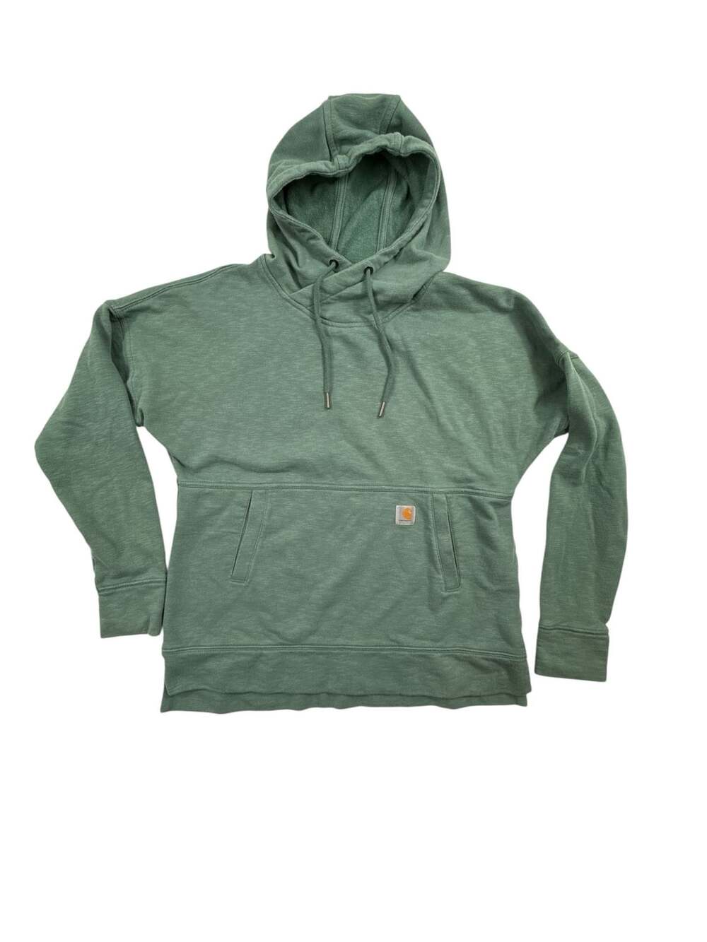 Carhartt Women's Newberry Hoodie Relaxed Fit Fog Green Size Small